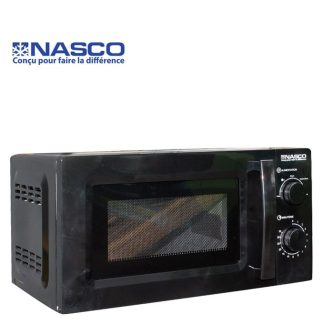 Nasco Micro-Onde - 20L - 700W - Noir - Garantie 3 Mois