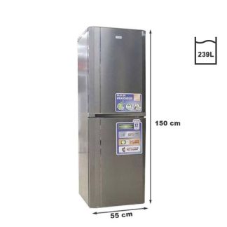 Nasco Réfrigérateur Combiné – 4 tiroirs – 229L - HNASD2-29 - Garantie 06 Mois