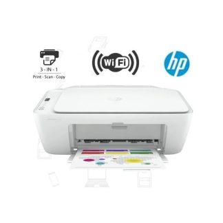 HP Imprimante Couleur 3-En- Wi-Fi - Impression - Photocopie - Scanner - Blanc