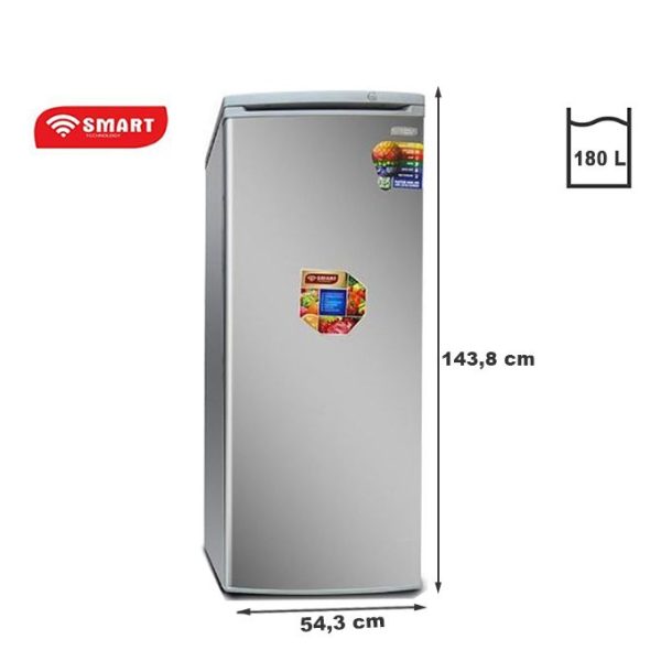 SMART TECHNOLOGY Congélateur Vertical 6 Tiroirs - STCD-335H - 180L - Garantie 06 Mois