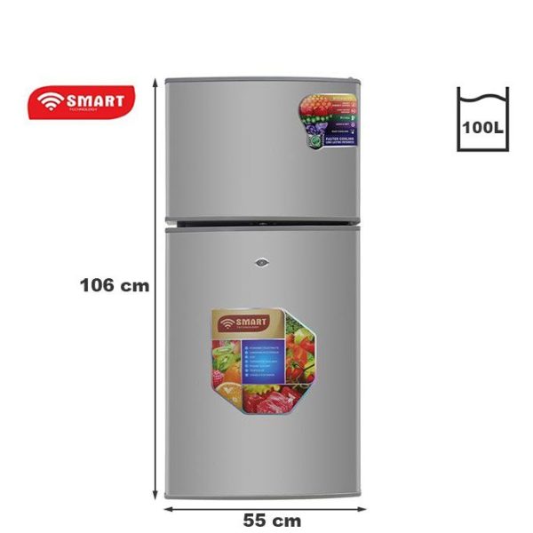 SMART TECHNOLOGY Réfrigérateur 2 Battants-STCB-135H -100 L -  Garantie 06 Mois