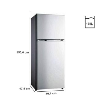 Hisense Réfrigérateur RD-22DR4SA - 2 Portes  - 168 L - Argent - Garantie 06 Mois
