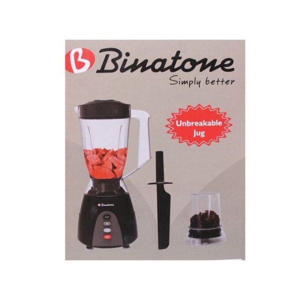 Binatone Blender - BLG 452- 350W - 1.5 L - Noir - Garantie 30 Jours – Image 2