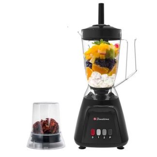 Binatone Blender BLG-555 - 1.5 L Incassable - 600W - Noir - Garantie 30 Jours