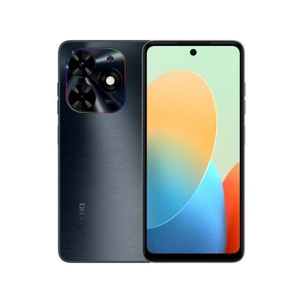 Tecno Pop 8 - 6.6'' - 2 Sim - 4 Go Ram/128 Go - 13Mpx - 4G LTE - 5000mAh – Noir - Garantie 06 Mois