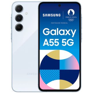 Samsung Galaxy A55 - 2Sim -6.6"- 8Go Ram/128Go Rom - 50 Mpx - Garantie 06 Mois