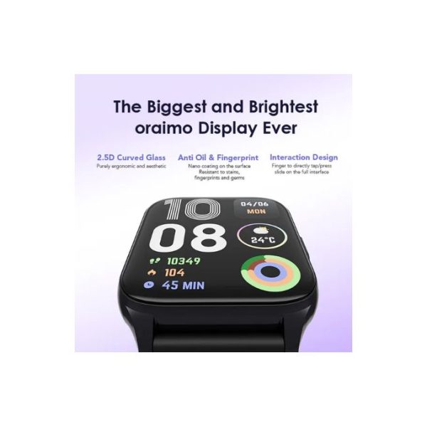 Oraimo Montre Intelligente Watch 4 Plus 2.01″ HD IP68 - OSW-801_ Garantie 30 Jours – Image 3