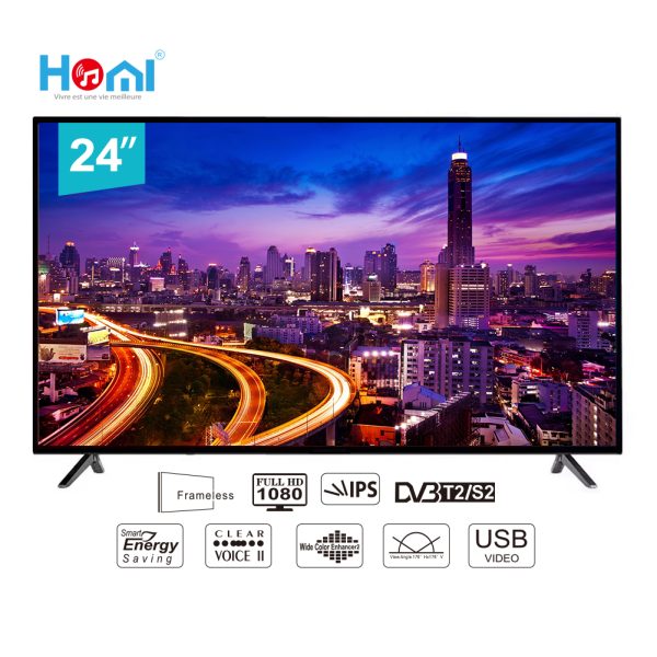 HOMI TV 24" - Led TV - Garantie 06 mois