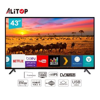 ALITOP Android TV 43 pouces – Bluetooth - Garantie 12 Mois