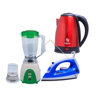 Fer à Vapeur + Bouilloire Electrique + Blender