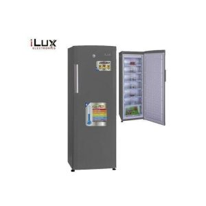 Ilux Congélateur Vertical ILCV216 - 216L - 8 Tiroirs - Inox - Garantie 6 Mois