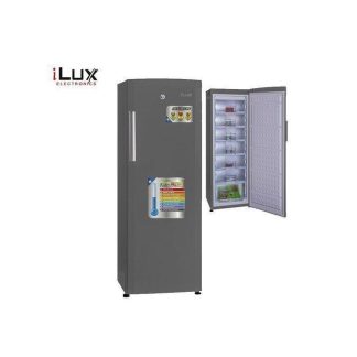 Ilux Congélateur Vertical ILCV216 - 216L - 8 Tiroirs - Inox - Garantie 6 Mois