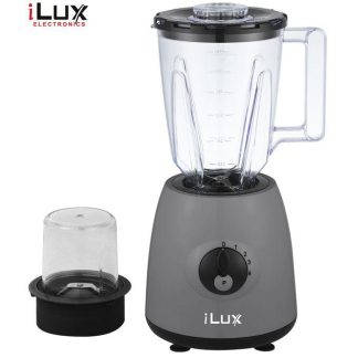 Ilux Blender-Grinder - 2 En 1- LX-375 - Bol 1.5 L - 300W - Noir