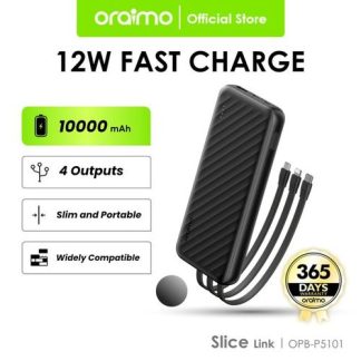 Oraimo PowerBank Charge Rapide - OPB-P5201_ 10000mah - Noir - Garantie 30 Jours