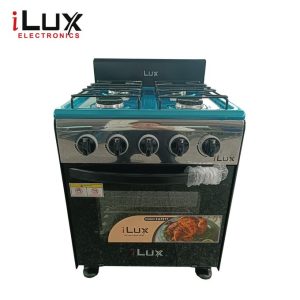 Ilux Cuisinière 4 Feux LXG-15S- INOX - Garantie 06 Mois