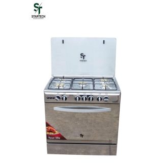 STARTECH Cuisinière à Gaz SSGCPRO-8060-S / 5 feux Avec Four