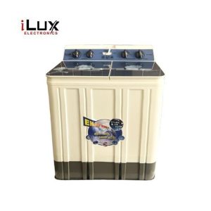 Ilux Machine à Laver Semi-Auto 7Kg - WLX-750GT - Deux Compartiments - Blanc