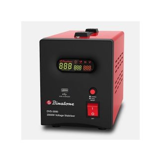 Binatone Stabilisateur/Régulateur Automatique De Tension DVS-2000 - Noir - Garantie 03 Mois