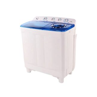 Nasco Machine A Laver 8Kg - NASTT-B80FL - Twin Tub - Semi-Auto. - Sech. Express - Fonct. Lavag A Main - 360W