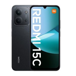 Xiaomi Redmi 15C - 6.89" - 6000 mAh - 4G - 8/50 Mpx - 4/128 Go - Noir - Garantie 06 Mois