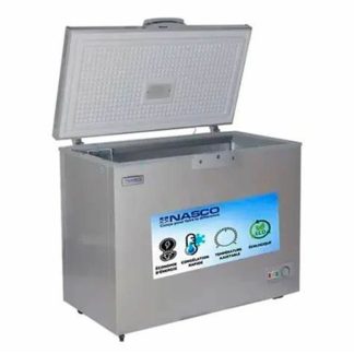 Nasco Congélateur Horizontal - NAS-400FL-G - 400L (288L Net) - 1 Porte - 1 Panier - Gold - Economie D'Energie - Garantie 06 Mois