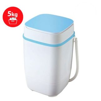 SMART TECHNOLOGY Mini Machine a laver STMLS-5K Semi-Automatique- 5Kg- Lavage et Essorage- Bleu-Blanc-Garantie 3 Mois.
