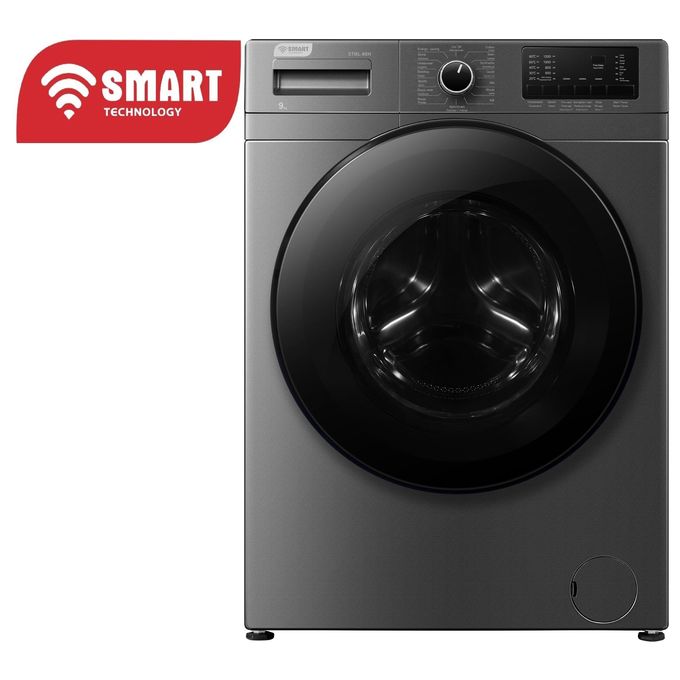 Machine A Laver STML-9SH- SMART TECHNOLOGY- 9Kg- Automatique-Inverter- Gris - Garantie 6 Mois