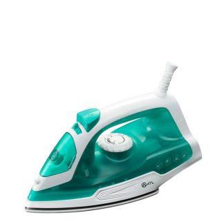 ATL Fer A Repasser - ATL-SW101- A Vapeur 1200W - Vert Blanc - Fonction Self Cleaning - Cordon Flexible 360° - Protection Contre Surchauffe