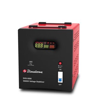 Binatone Stabilisateur/Régulateur Automatique De Tension DVS-5000 - Noir