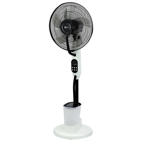 ATL Ventilateur Sur Pied - ATLVENT-1609RW - 16" - Air Cooler - Telecommande - 05 Helices - 3 Vitesses - 220V - 50 Hz - 75W - Blanc-Noir - 01 Pcs - Crt