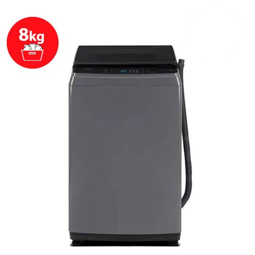Midea Machine A Laver - 8Kg - Top Load automatique Healthguard - Hygiene + - Gris
