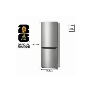 Hisense réfrigérateur Combiné - Rd-29dc4sa - A+ - 225 Litres - 3 Tiroirs - Gris - Garantie 12 Mois