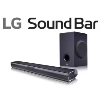 LG SJ2 - Barre de Son 2.1 Ch - 160W - Bluetooth avec Caisson de Basses Sans Fil