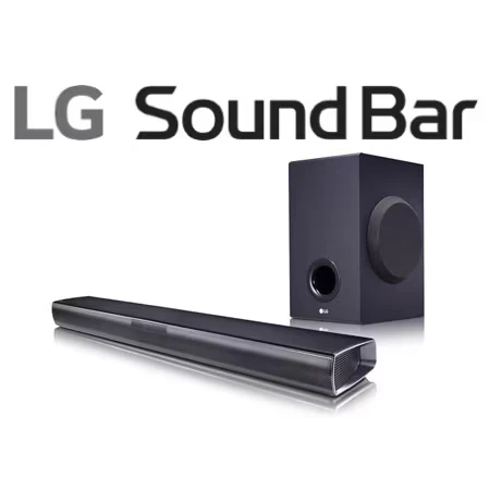 LG SJ2 - Barre de Son 2.1 Ch - 160W - Bluetooth avec Caisson de Basses Sans Fil