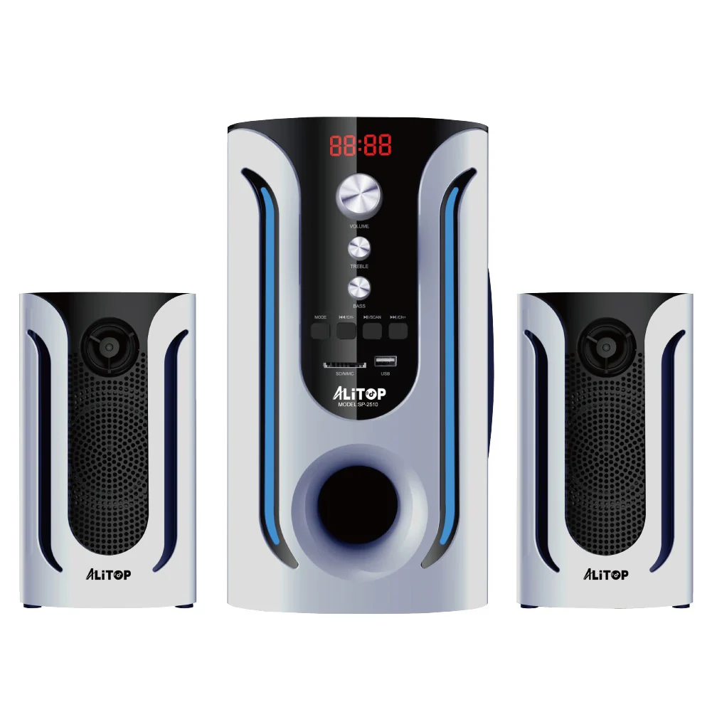 Alitop SP-2510 – 45W Bluetooth Speaker with USB & SD Card | Powerful Sound & Robust Design