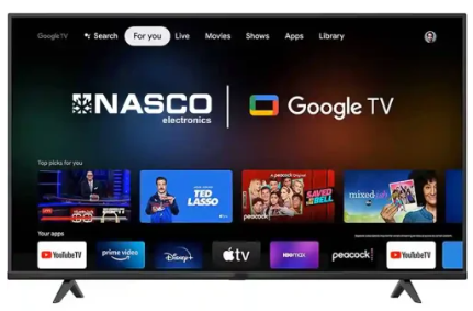 NASCO 43 Pouces Google TV - FHD - Netflix - PrimeVideo - Garantie 6 mois